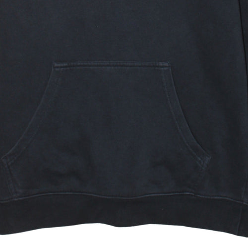 Champion Men’s Black Pullover Hoodie Medium Logo Fleece Sweatshirt