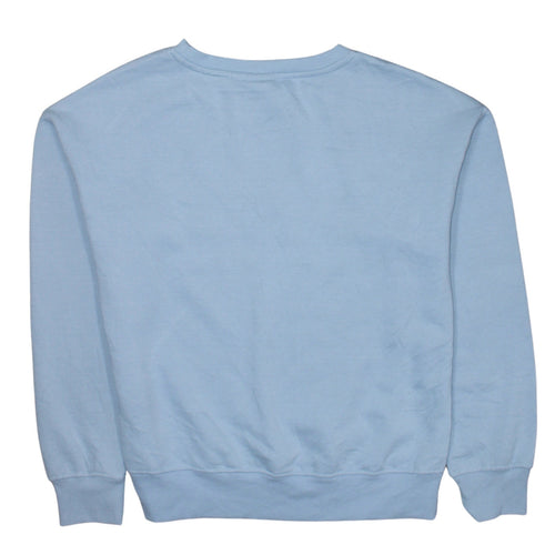 Disney Primark Cares Women Blue XS Pullover Sweatshirt Stitch Winter Theme