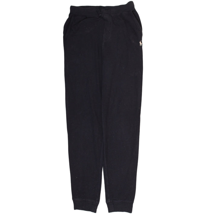 Ralph Lauren Boys Black 14-16 Years Jogger Sweatpants Fleece Tapered