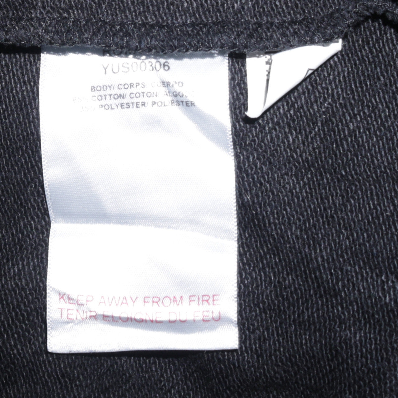 Fila Men’s Black Pullover Hoodie XL Regular Fit Cotton Blend