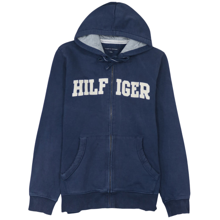 Tommy Hilfiger Men’s Blue Full Zip Hoodie Size L Regular Fit