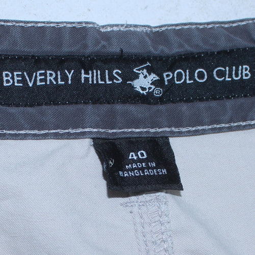 Beverly Hills Polo Club Men's Beige Cargo Shorts Size 40