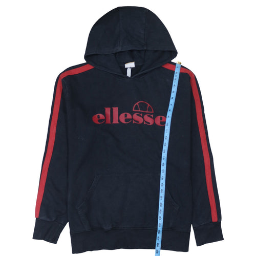 Ellesse Men’s Blue Pullover Hoodie Large Logo Sports Style