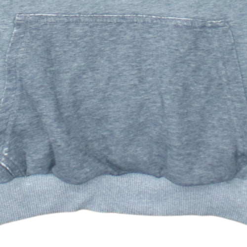 Puma Women's Grey Colourblock Pullover Hoodie Size S