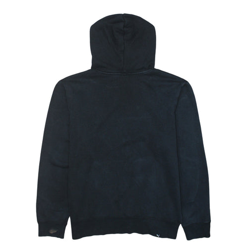 Puma Men's Black Small Pullover Hoodie with Logo Graphic