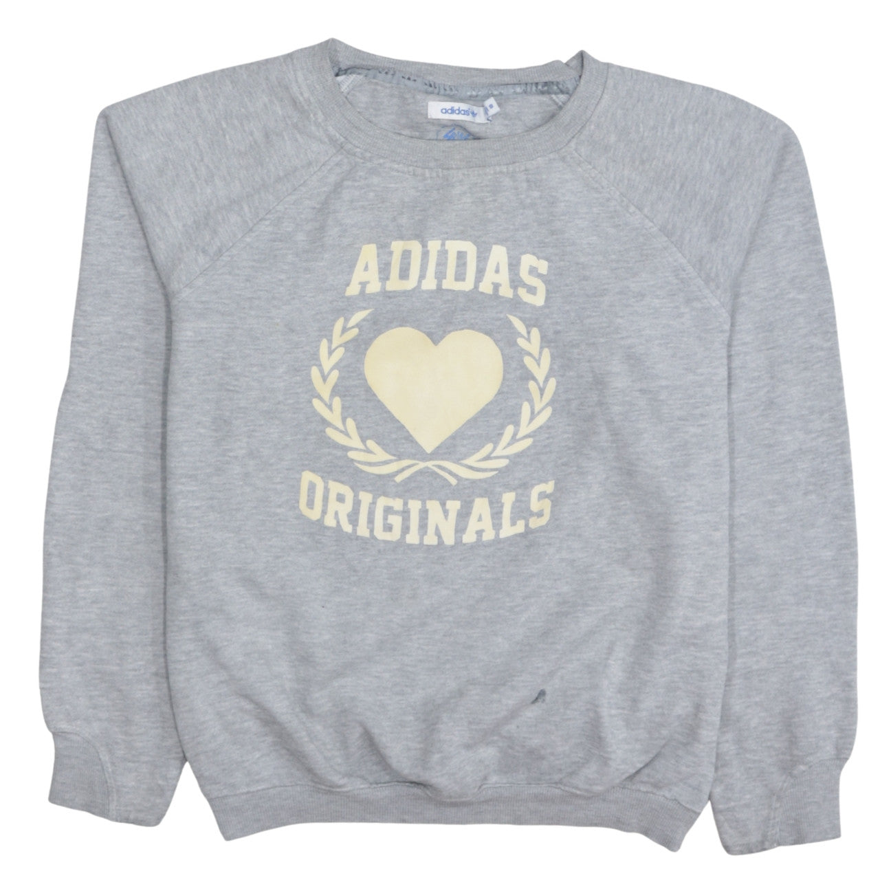 Adidas Originals Women's Grey Sweatshirt Size 12 Graphic Print Pullover
