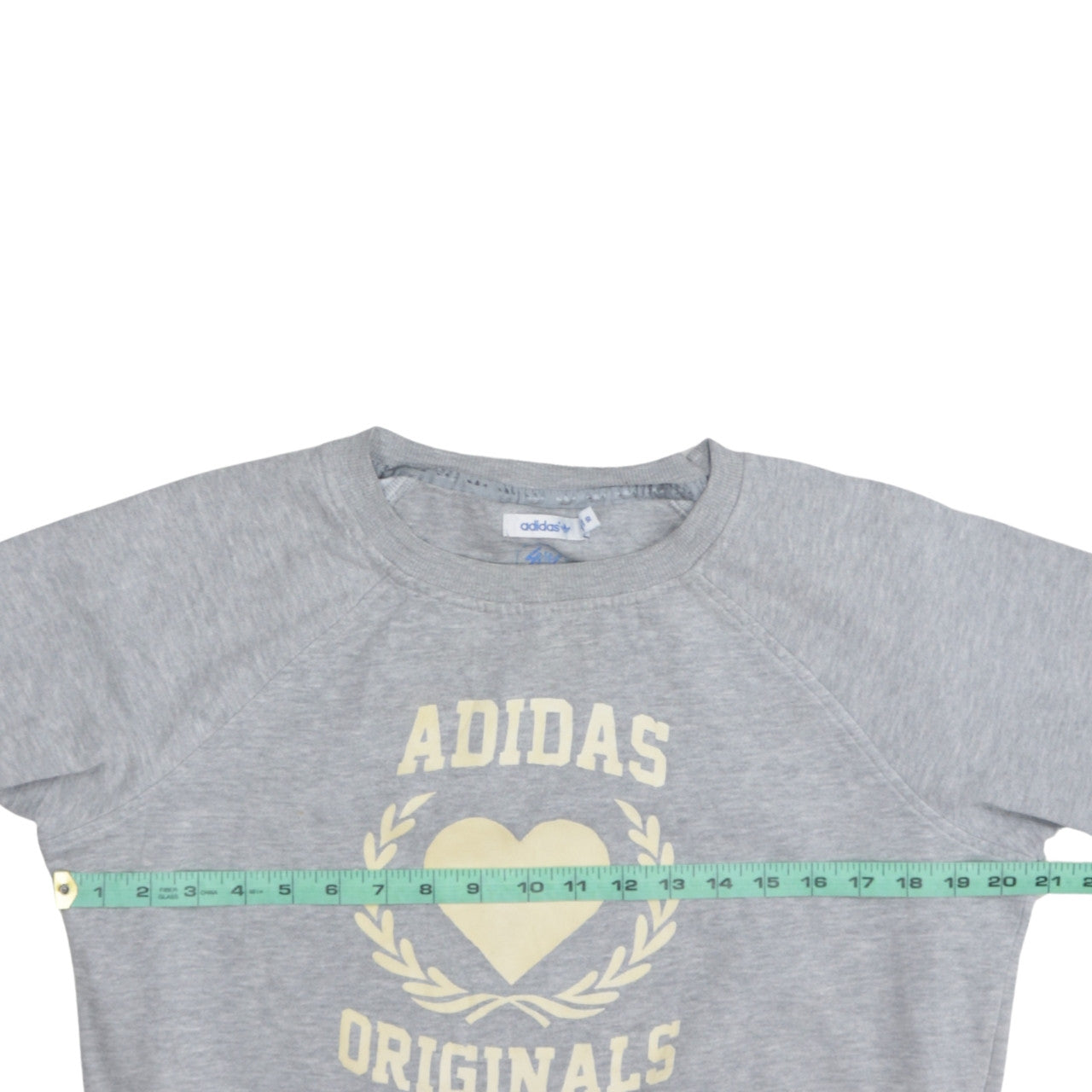 Adidas Originals Women's Grey Sweatshirt Size 12 Graphic Print Pullover