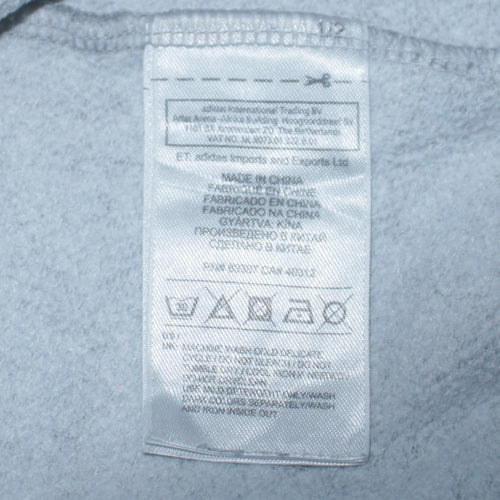 Adidas Originals Women's Grey Sweatshirt Size 12 Graphic Print Pullover