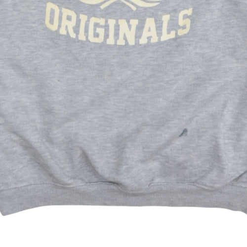 Adidas Originals Women's Grey Sweatshirt Size 12 Graphic Print Pullover