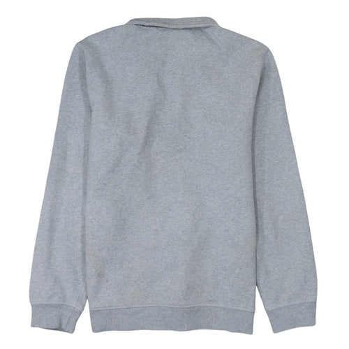 Dickies Men’s Grey 1/4 Zip Fleece Sweatshirt Size L
