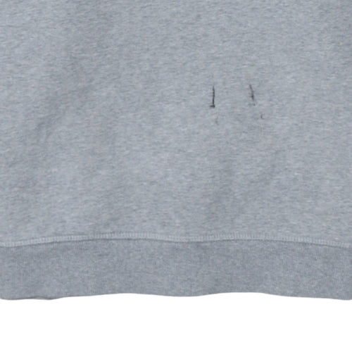 Dickies Men’s Grey 1/4 Zip Fleece Sweatshirt Size L