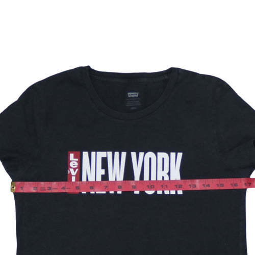 Levi's Men's Black New York Graphic Crew Neck T-Shirt Size S