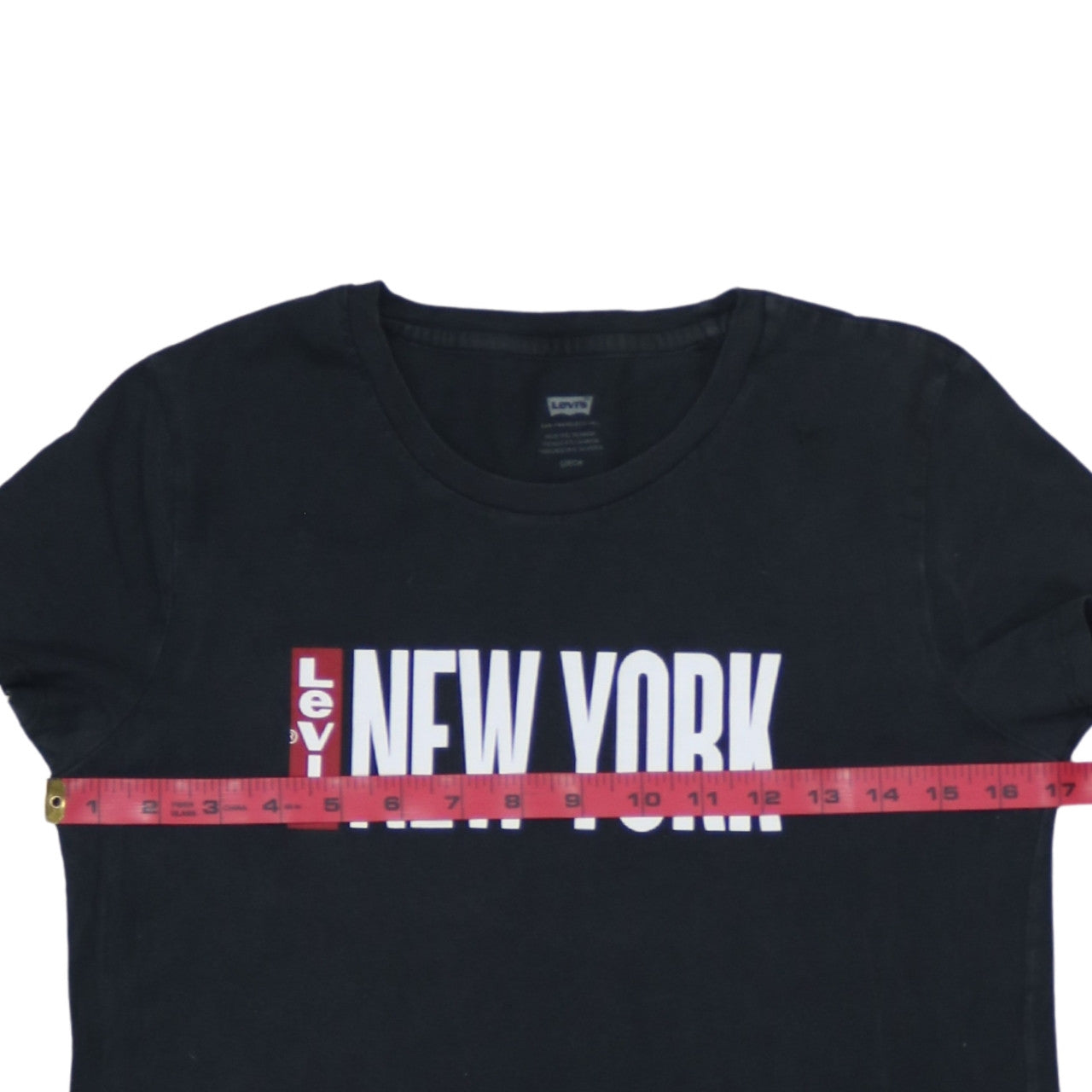 Levi's Men's Black New York Graphic Crew Neck T-Shirt Size S