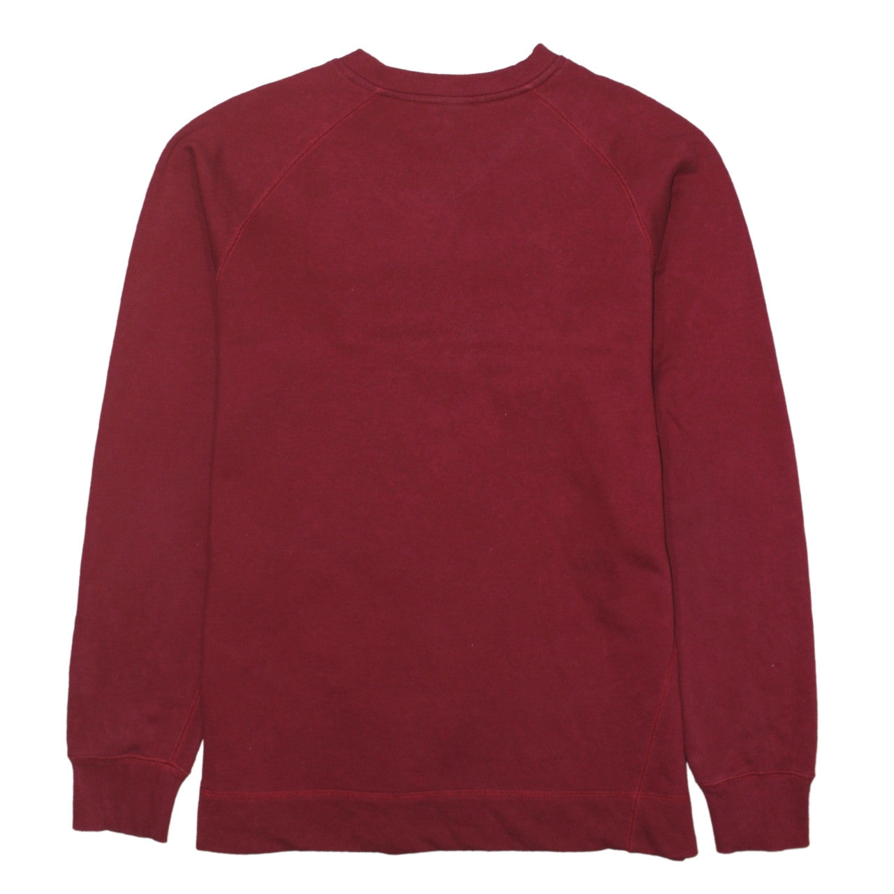 Nike Men's Beige & Red V-Neck Sweatshirt XL Pullover Embroidered Logo