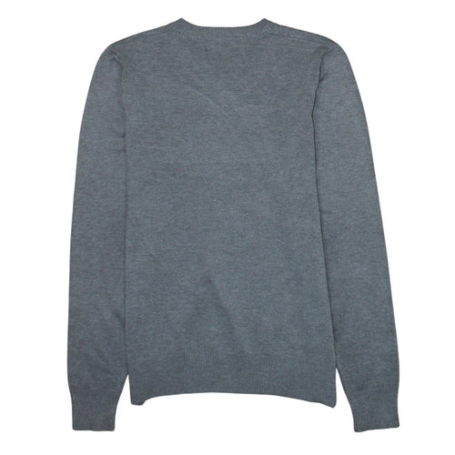 Polo Ralph Lauren Men's Grey V-Neck Pullover Sweatshirt S