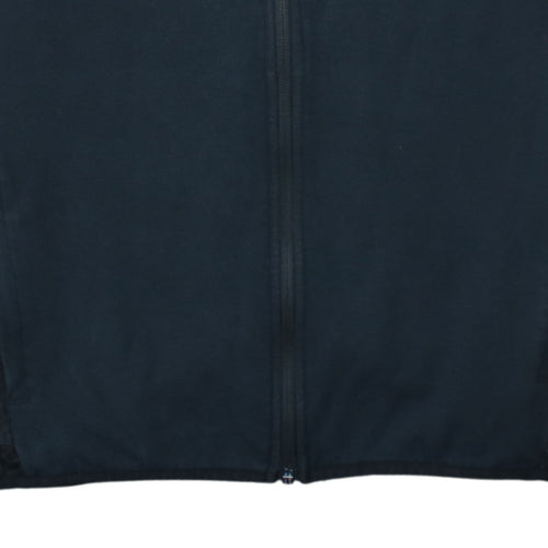 Puma Men's Black White Full Zip Hoodie Size L Sportswear
