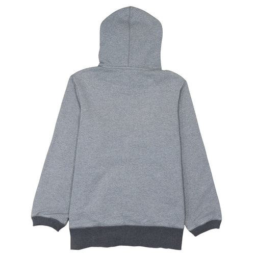 Nike Mens Grey Pullover Hoodie L Logo Hooded Sportswear