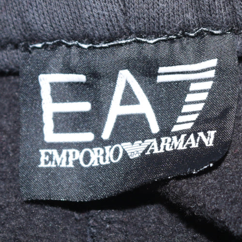 Emporio Armani EA7 Men’s Black Jogger Sweatpants Size M Tapered Fleece
