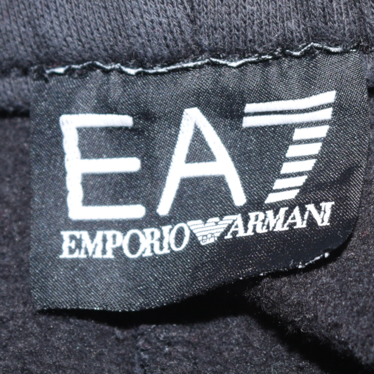 Emporio Armani EA7 Men’s Black Jogger Sweatpants Size M Tapered Fleece