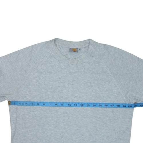 Carhartt Men's Grey Crew Neck Sweatshirt M Regular Fit