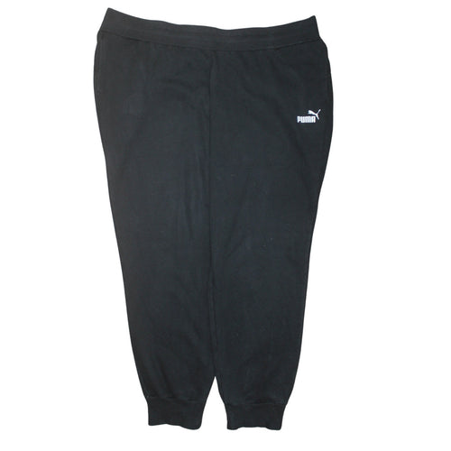 Puma Men's Black Jogger Sweatpants M Regular Fit Fleece Activewear