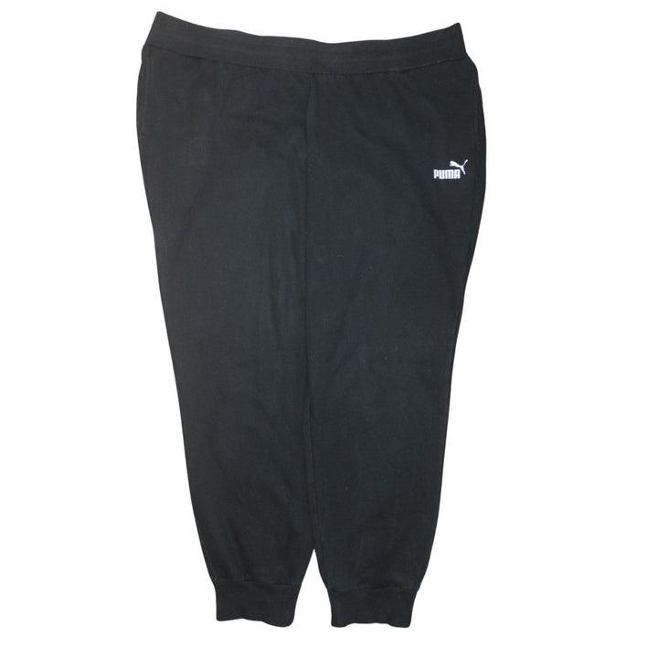 Puma Men's Black Jogger Sweatpants M Regular Fit Fleece Activewear