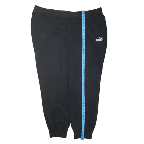 Puma Men's Black Jogger Sweatpants M Regular Fit Fleece Activewear