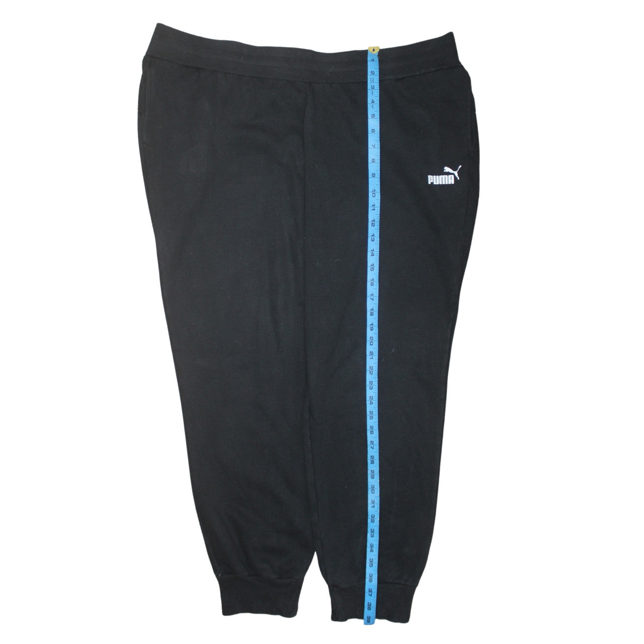 Puma Men's Black Jogger Sweatpants M Regular Fit Fleece Activewear
