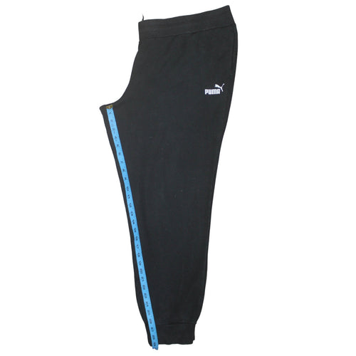 Puma Men's Black Jogger Sweatpants M Regular Fit Fleece Activewear