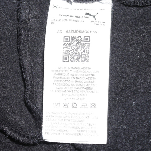 Puma Men's Black Jogger Sweatpants M Regular Fit Fleece Activewear