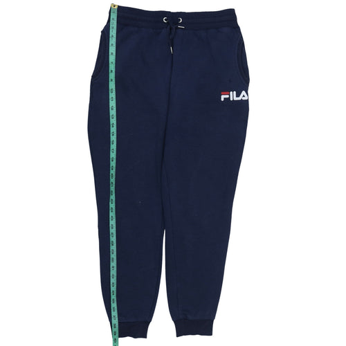 Fila Men's Blue Jogger Sweatpants M Regular Fit Tapered Activewear