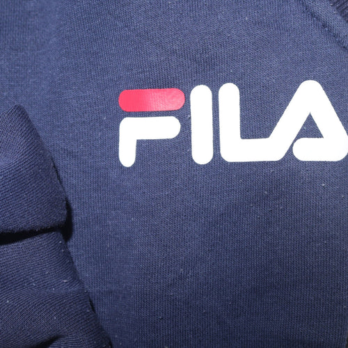 Fila Men's Blue Jogger Sweatpants M Regular Fit Tapered Activewear