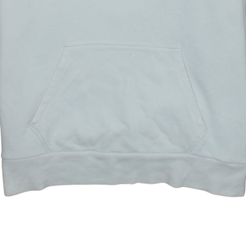 Puma Womens White Small Hooded Pullover Sweatshirt with Kangaroo Pocket