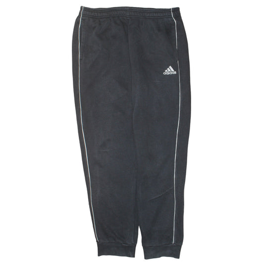 Adidas Men's Black XL Track Pants Fleece Tapered Joggers