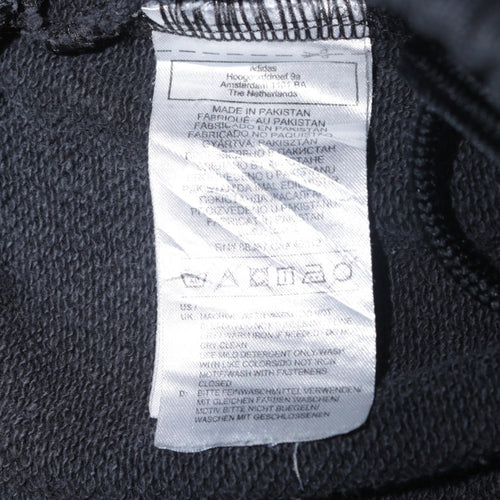 Adidas Men's Black XL Track Pants Fleece Tapered Joggers
