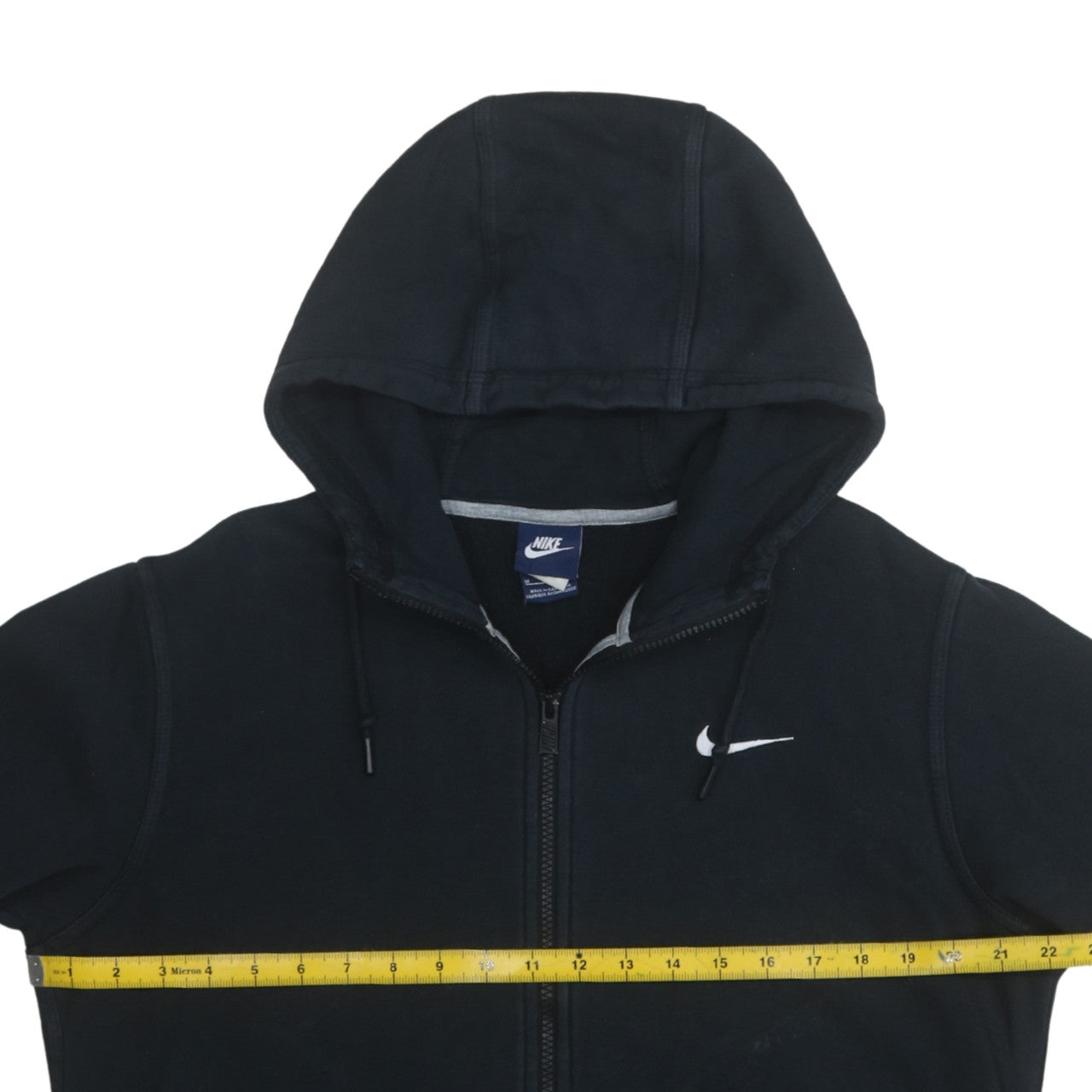 Nike Men’s Black Full Zip Hoodie Size M Fleece Sportswear