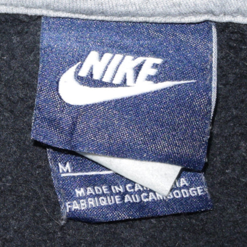 Nike Men’s Black Full Zip Hoodie Size M Fleece Sportswear