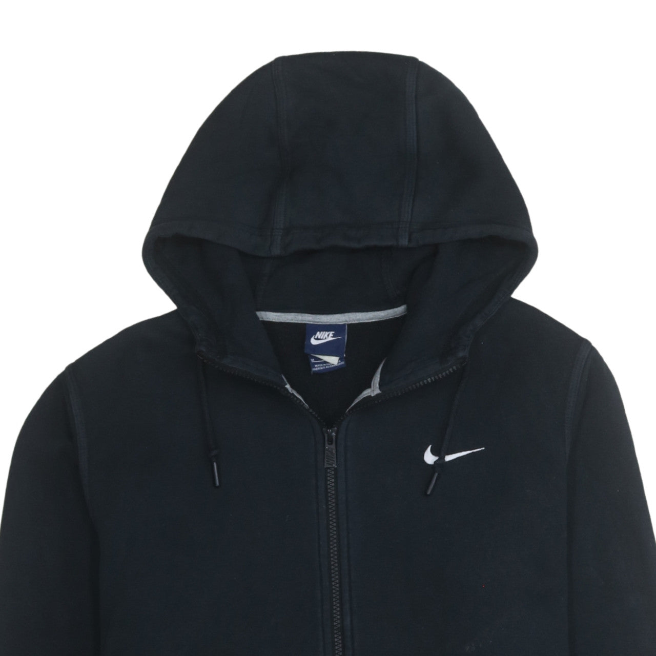 Nike Men’s Black Full Zip Hoodie Size M Fleece Sportswear