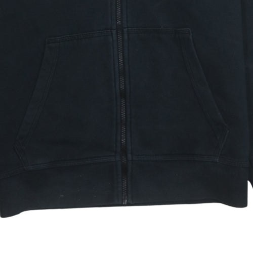 Nike Men’s Black Full Zip Hoodie Size M Fleece Sportswear