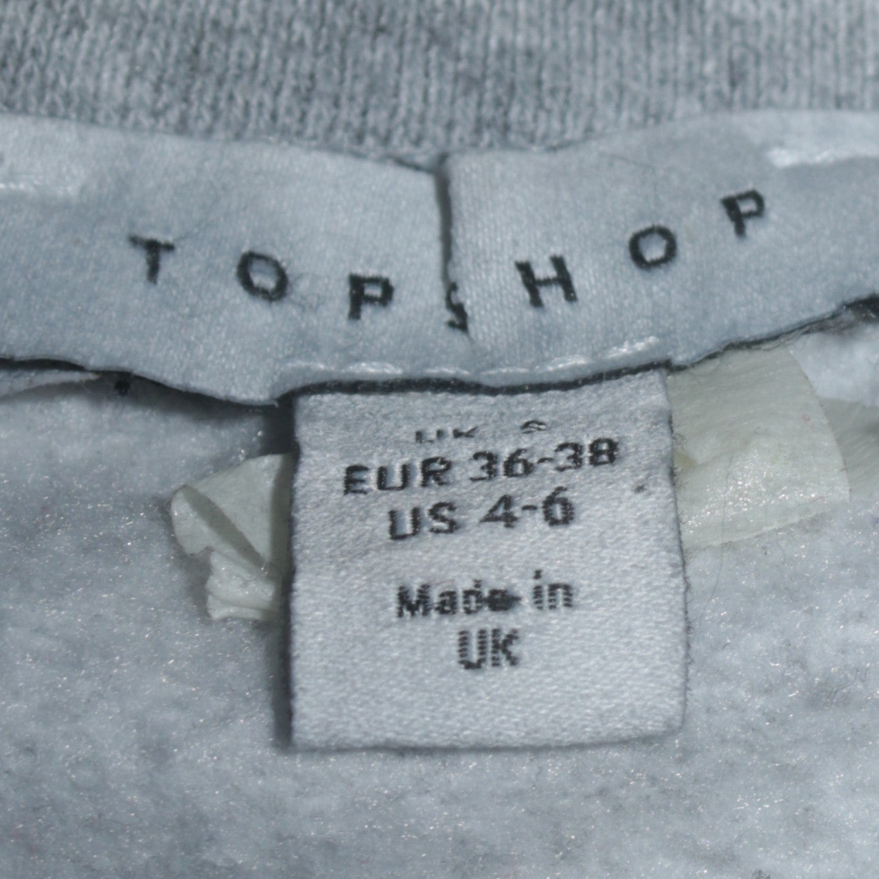 Topshop Women Grey Moon Sun Stars Pullover Sweatshirt Size S