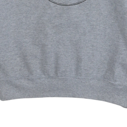 Topshop Women Grey Moon Sun Stars Pullover Sweatshirt Size S