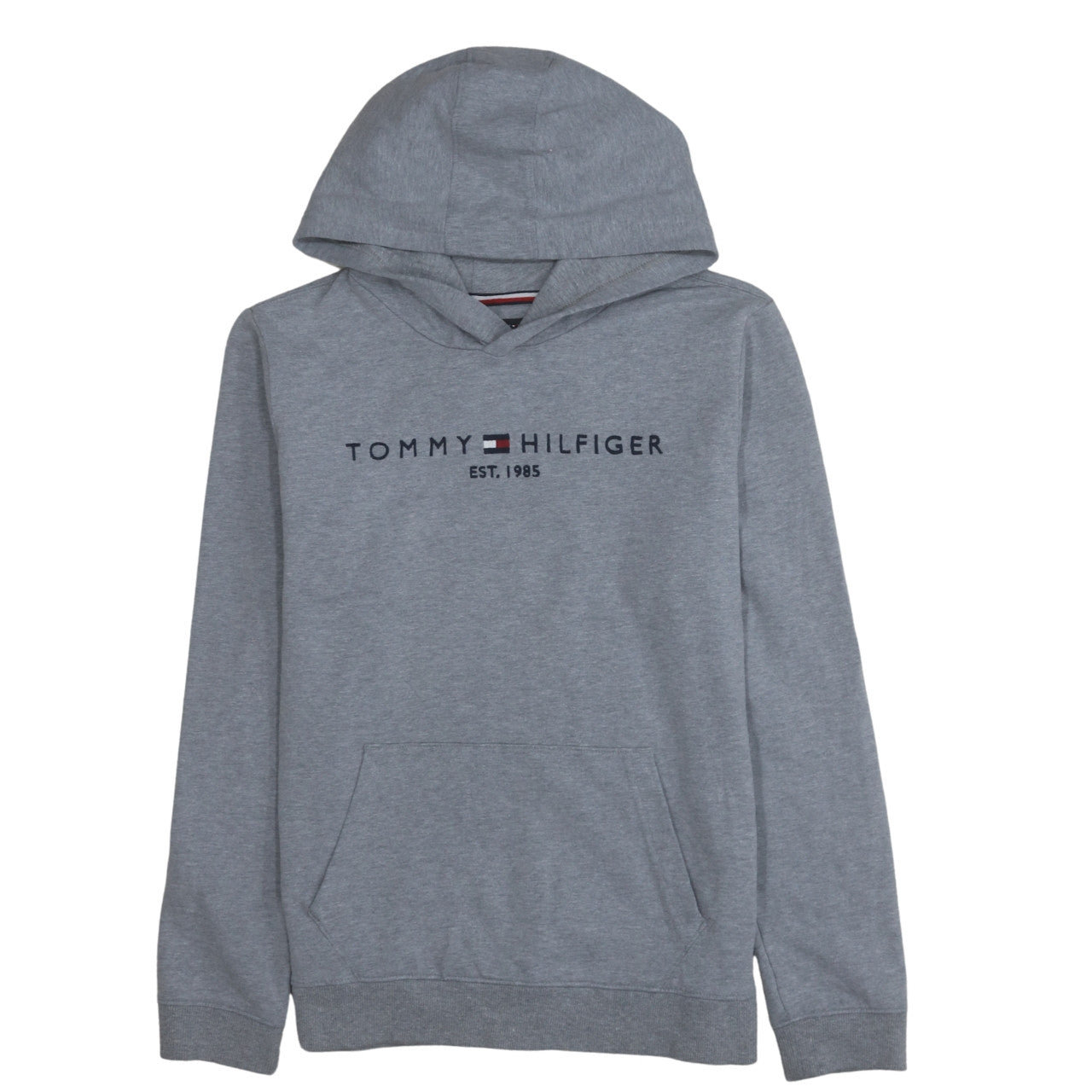 Tommy Hilfiger Teens Grey Pullover Hoodie with Logo Size 16