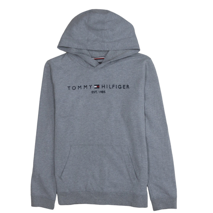 Tommy Hilfiger Teens Grey Pullover Hoodie with Logo Size 16
