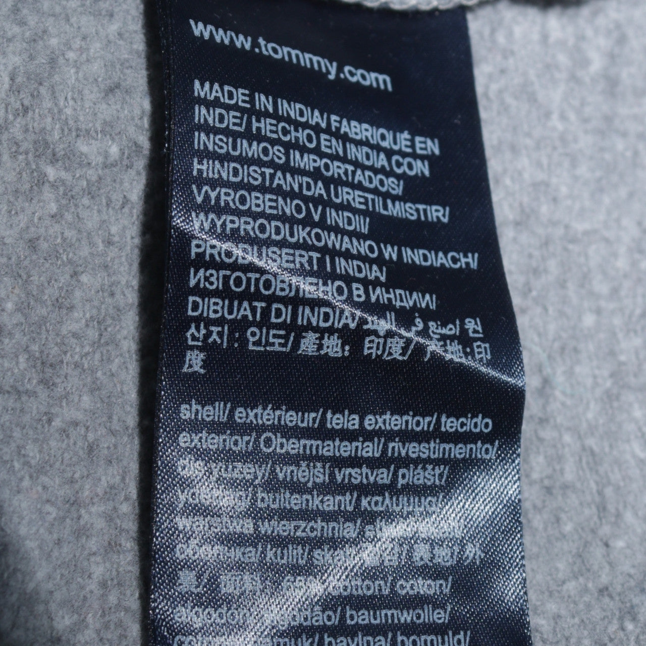 Tommy Hilfiger Teens Grey Pullover Hoodie with Logo Size 16