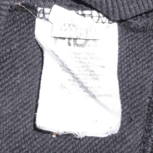 Fila Men's Black Crew Neck Sweatshirt M Regular Fit Logo Pullover