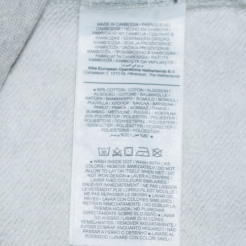 Nike Men's Grey XL Pullover Sweatshirt Crew Neck Sportswear