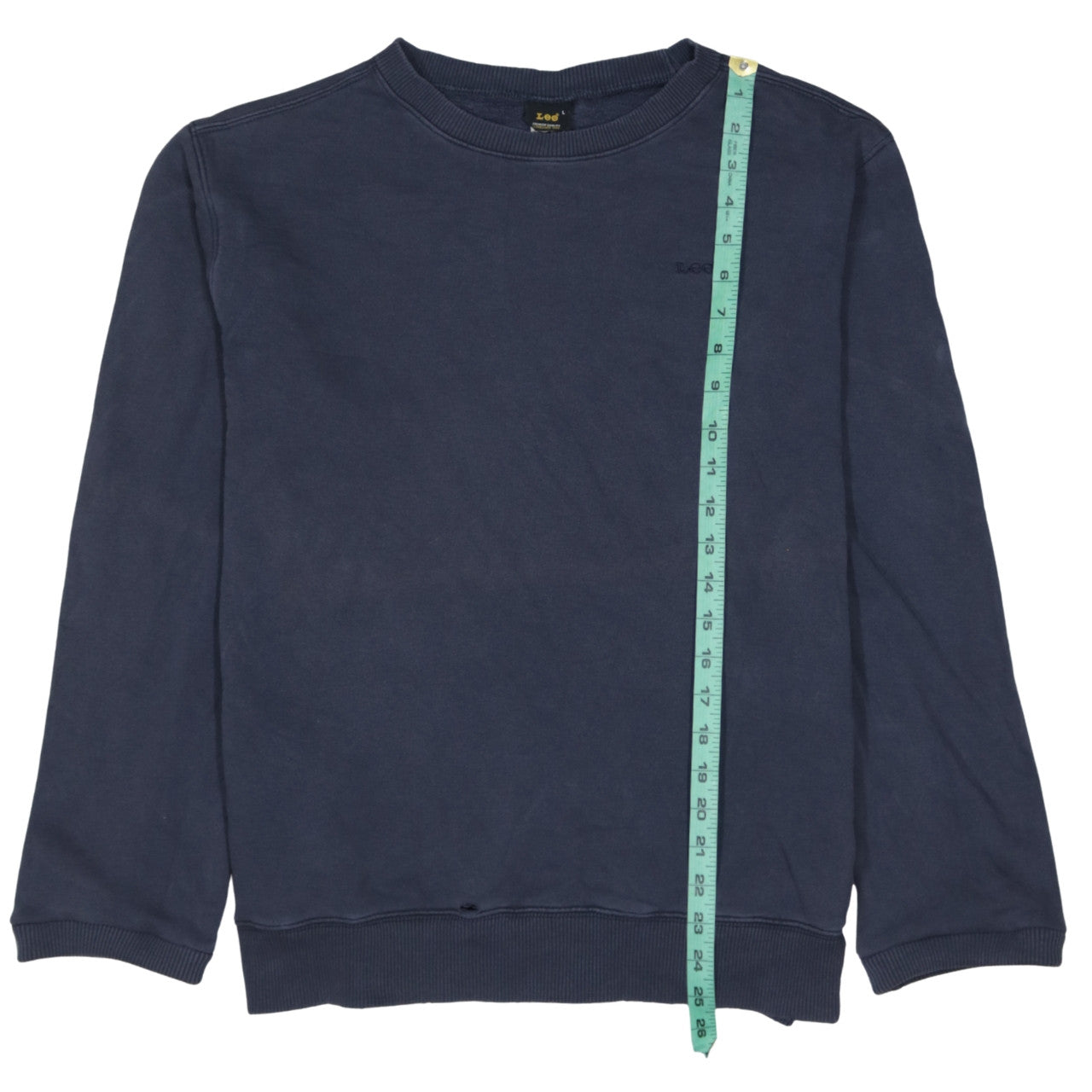 Lee Men's Blue Cotton Crew Neck Pullover Sweatshirt Size L
