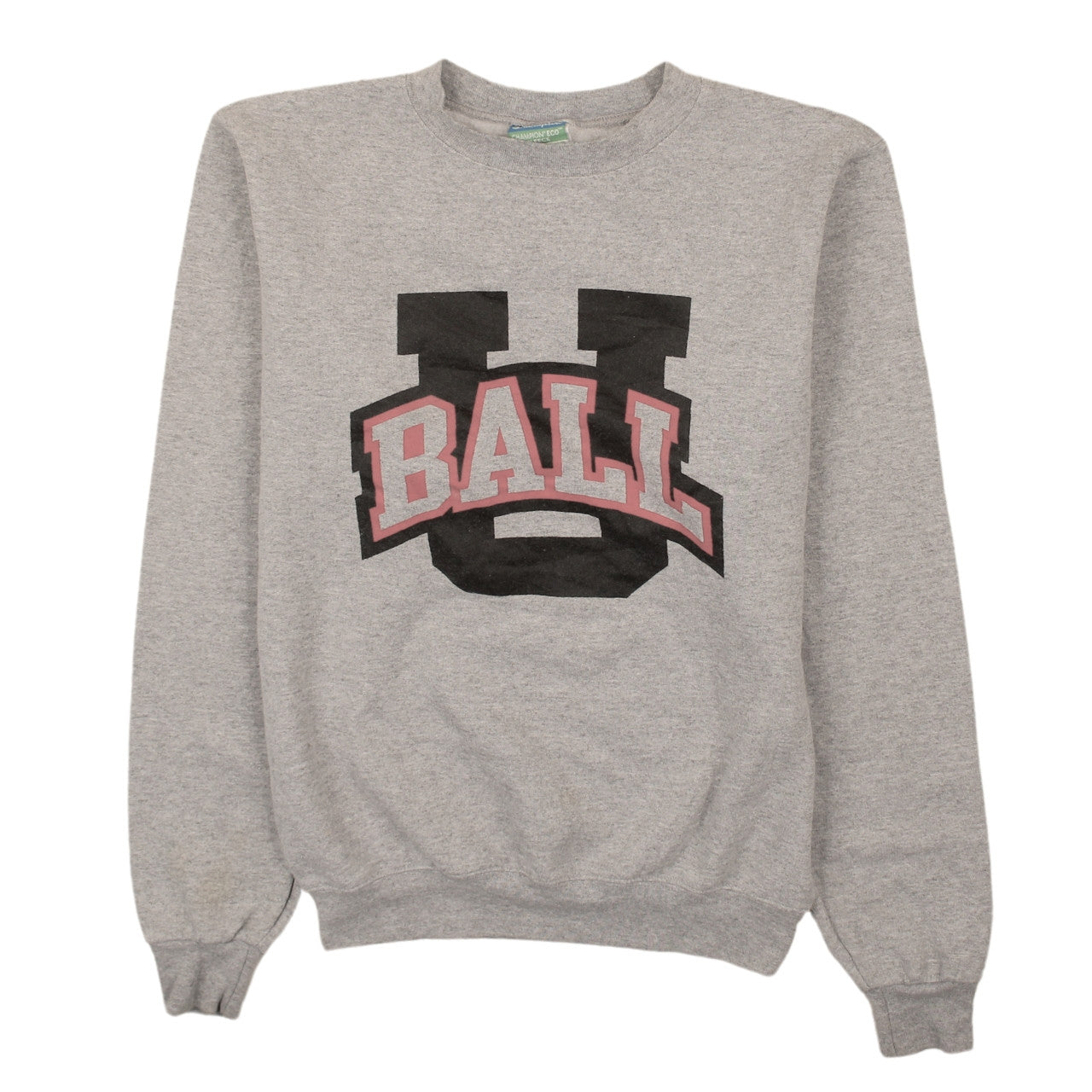 Champion Men's Grey XS Pullover Fleece Sweatshirt Graphic Print