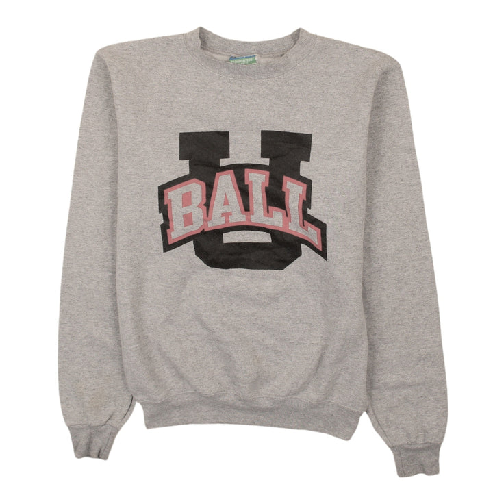 Champion Men's Grey XS Pullover Fleece Sweatshirt Graphic Print