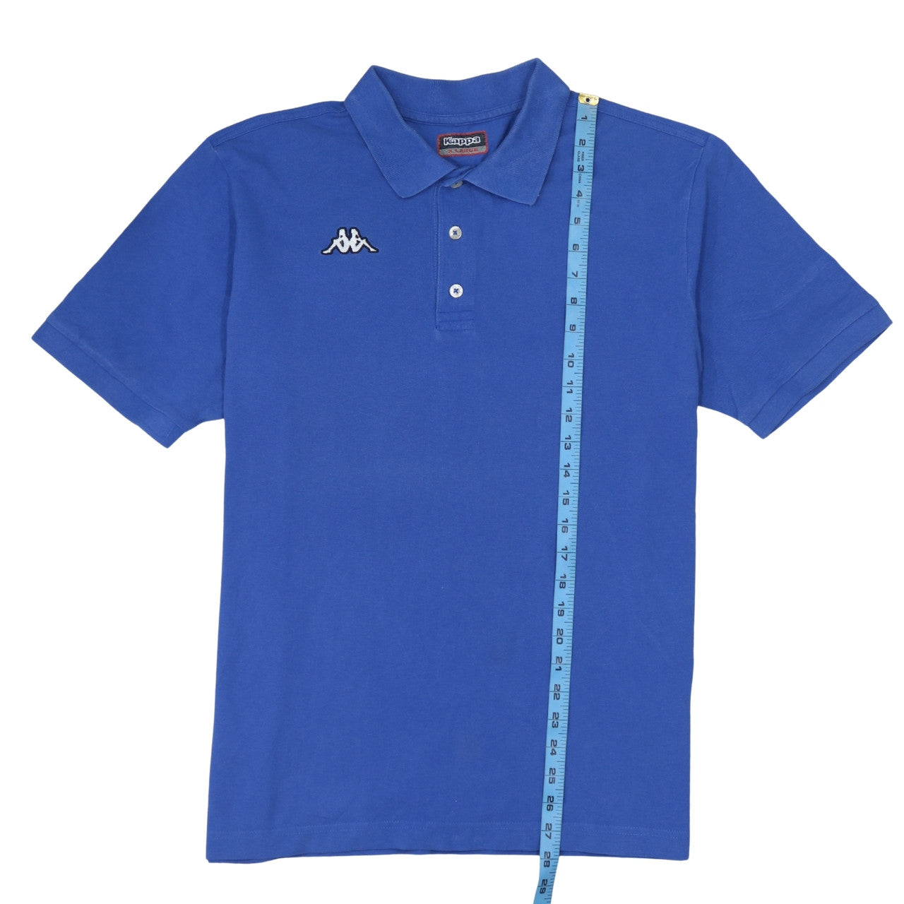 Kappa Men's Blue XL Short Sleeve Cotton Polo Shirt